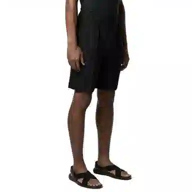 SAINT LAURENT SS21 Black Shorts