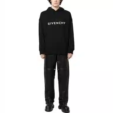 Givenchy FW22 Logo Hoodie Black