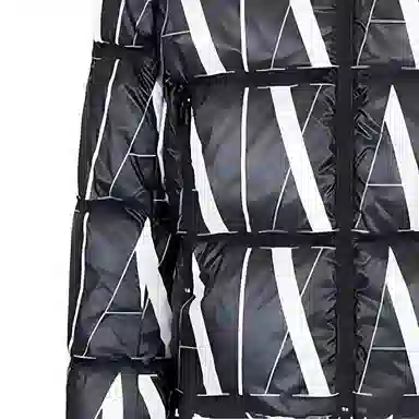 Armani Exchange FW22 Logo Puffer Jacket Black