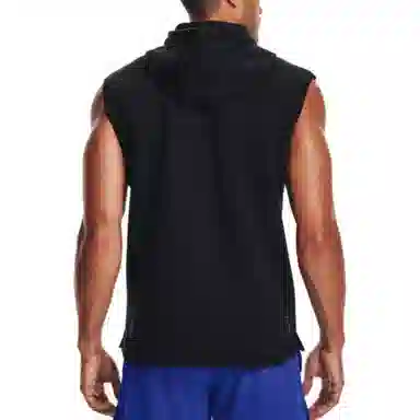 Under Armour Project Rock Sleeveless Hoodie Black