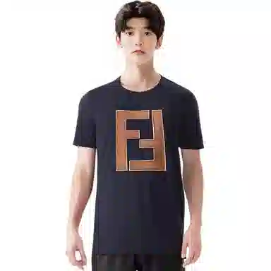 Fendi Logo Print T-Shirt