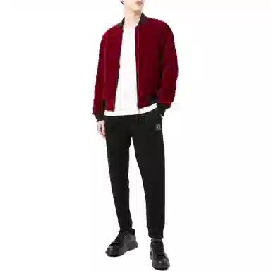 Armani Exchange Logo Sweatpants Black