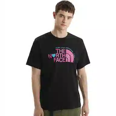 The North Face SS22 Heart Logo T-Shirt Black