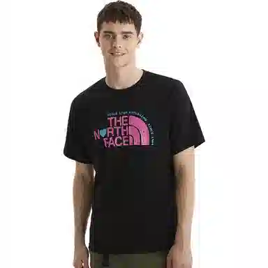 The North Face SS22 Heart Logo T-Shirt Black