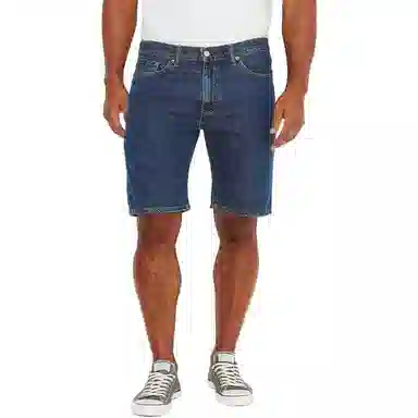 Levis Straight Loose Shorts Blue