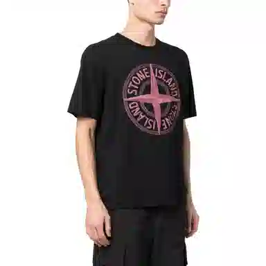 Stone Island SS23 Black Logo T-Shirt