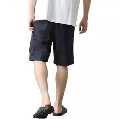 Stone Island Navy Blue Shorts