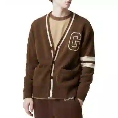 GAP Logo V-Neck Knit Sweater