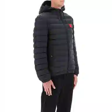 Hugo Boss Logo Hoodie Jacket Black