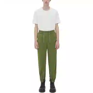 Bottega Veneta FW22 Tapered Pants Green