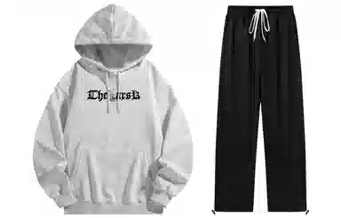 A.X.S.K Vintage Cross Rose Hoodie Set