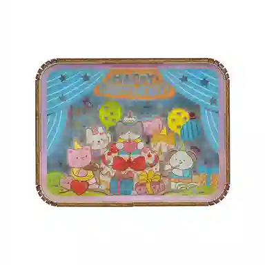 猫的天空之城 生日快乐小夜灯 成品模型