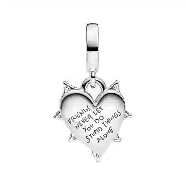 Pandora Heart Pendant Silver