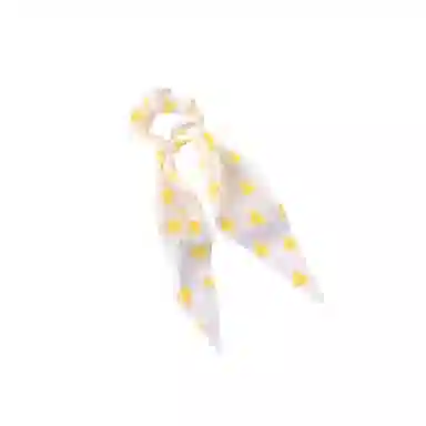 贯古今 爱心飘带发绳 可爱超仙甜美小清新日常洗脸外出头绳 布艺 发圈 女款