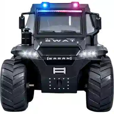 乐乐鱼 特警合金越野车 成品模型