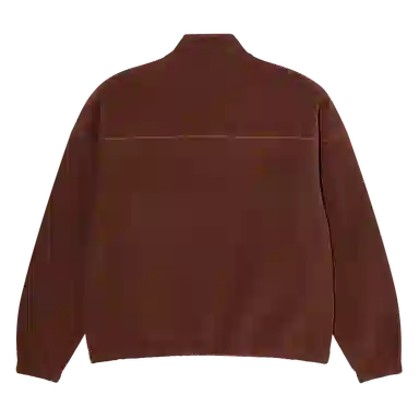 Polar Skate Co Ivan Half Zip Sweater Burgundy