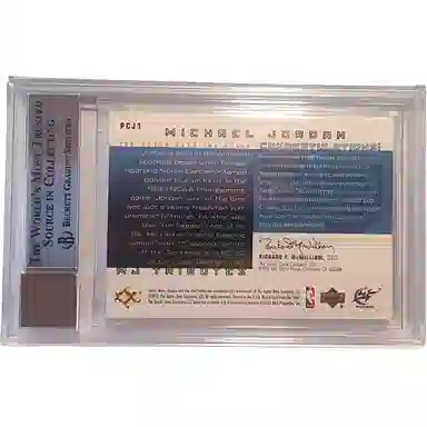 UPPER DECK 2001-02 MJ Tributes 23 10 NCAA