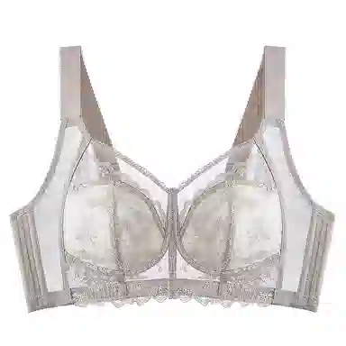 千奈美 无钢圈轻薄大胸显小全罩杯文胸 女款