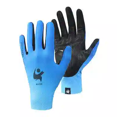 山一丸 防晒触屏骑车防滑全指 莱卡布 骑行手套 男款