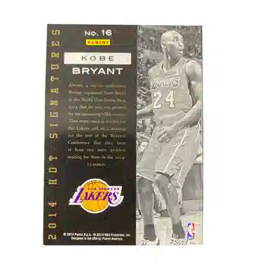 PANINI 2014 Kobe Bryant MVP