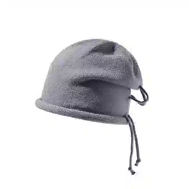 北极绒 显脸小保暖护耳抽绳卷边包头 涤纶 绒线帽 男女同款情侣款