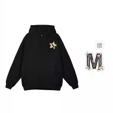 棉购 慵懒连帽春秋美式复古卫衣 男女同款