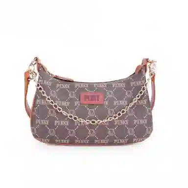 PinkyPinky Saddle Bag White/Brown