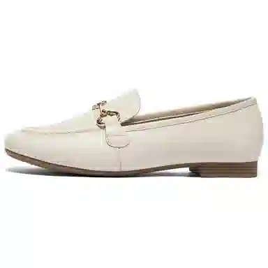 森达 牛皮革 时尚通勤潮流休闲百搭 乐福鞋 女款