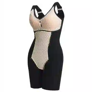 俏佳人 塑形美体提臀带胸垫无痕连体衣 女款