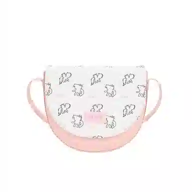 PinkyPinky Saddle Bag White/Brown