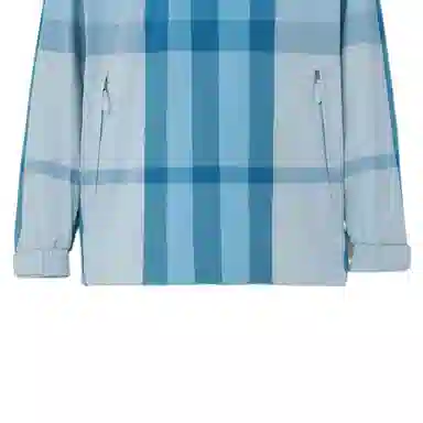 Burberry Hooded Jacket Light Blue