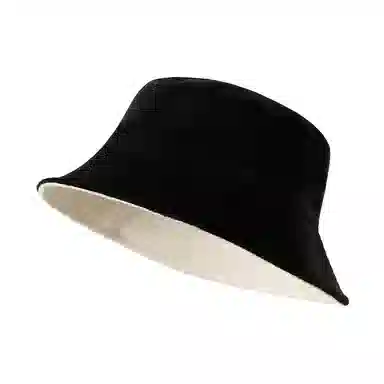 玖慕 秋冬 黑色保暖 涤纶 渔夫帽 女款