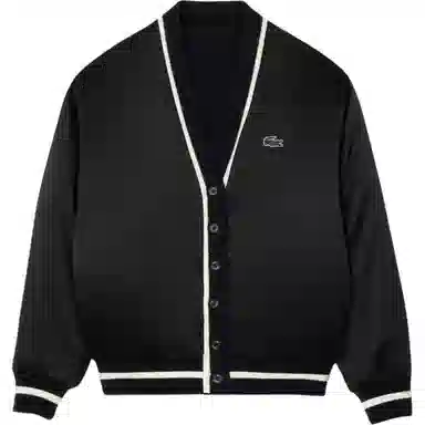 CLOT x LACOSTE Reversible V-Neck Cardigan Navy