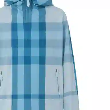 Burberry Hooded Jacket Light Blue