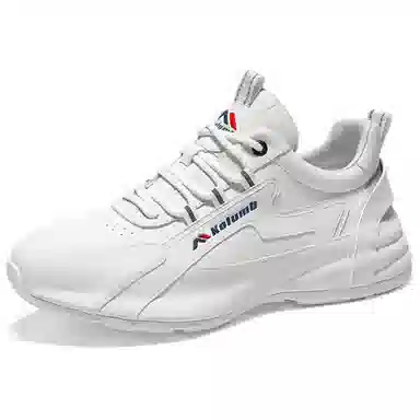 哥仑步 头层牛皮 简约百搭 潮流时尚 减震耐磨防水 低帮 生活休闲鞋 男款