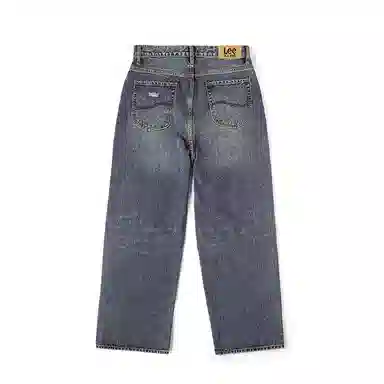 Lee FW24 Loose Straight Leg Mid Blue Jeans