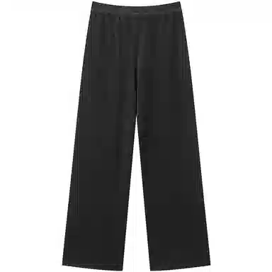 太平鸟 纯色高腰直筒保暖休闲裤 女款