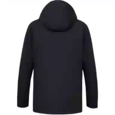 迪柯尼 时尚简约连帽长袖棉服 男款 黑色