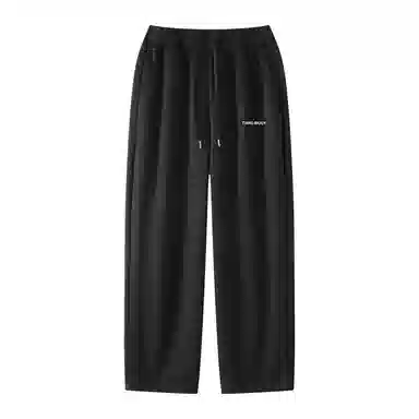 三体 到这里来吧系列 简约基础款字母印花宽松美式复古百搭连帽开衫长袖垂感自然直筒潮牌跑步健身篮球休闲运动套装 男女同款