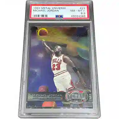 UPPER DECK 1997-98 UD Skybox Metal Universe PSA8.5