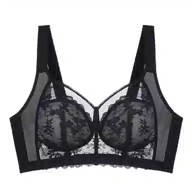 千奈美 无钢圈轻薄大胸显小全罩杯文胸 女款