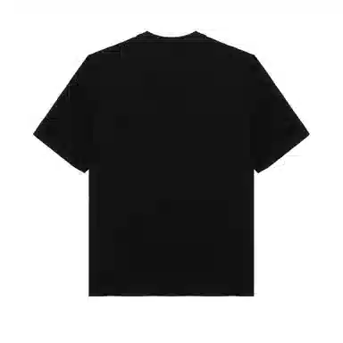 Burberry SS24 Striped Applique Crewneck T-Shirt Black