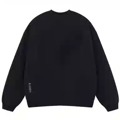 BTK Retro Blurry Letter Crewneck Sweatshirt