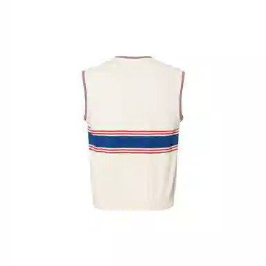 CELINE V-Neck Sweater In Striped Wool V