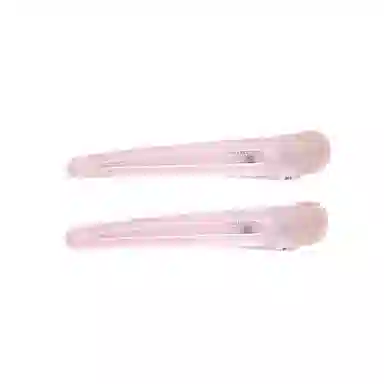 水中玉 简约韩式磨砂蓬松刘海夹前额鸭嘴夹发卡定位夹发饰 亚克力 发夹 女款