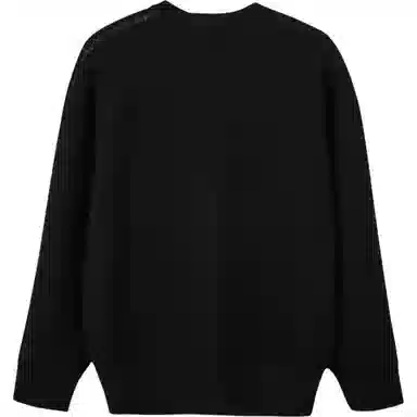 Y-3 Logo Knit Crew Sweatshirt