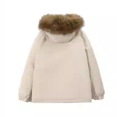 玉儿恋 韩系小众设计感加厚派克服连帽棉服 女款