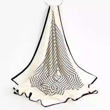 上海故事 加大真丝大方巾 桑蚕丝 丝巾 女款 温婉花意