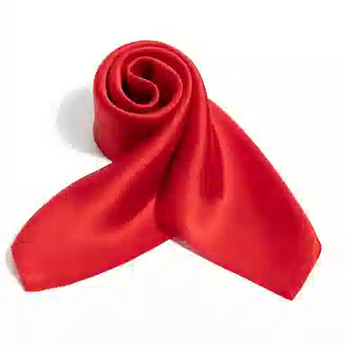 上海故事 真丝缎面素色 桑蚕丝 丝巾 女款