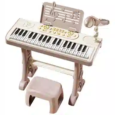 贝杰斯 可弹奏带话筒钢琴 多功能电子琴 早教益智玩具
